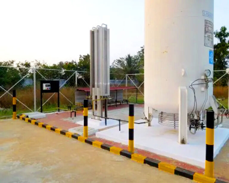 Industrial Gases Storage Tanks Installation