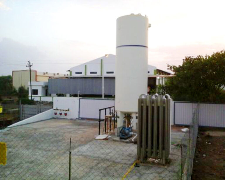 Industrial Gases Storage Tanks Installation