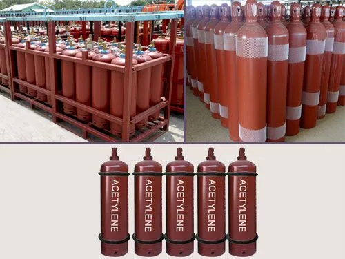 acetylene cylinders